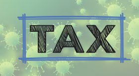"tax" banner